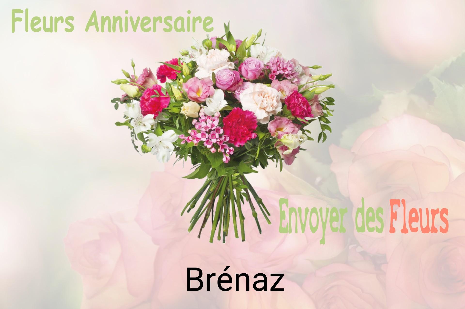 Bouquet de fleurs d’anniversaire livré à Brénaz